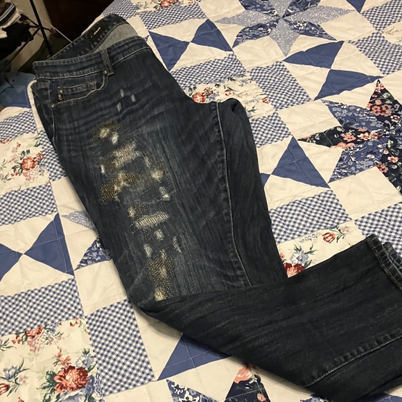 Torrid Premium Boyfriend Jeans with Destruction - Picture 8 of 8